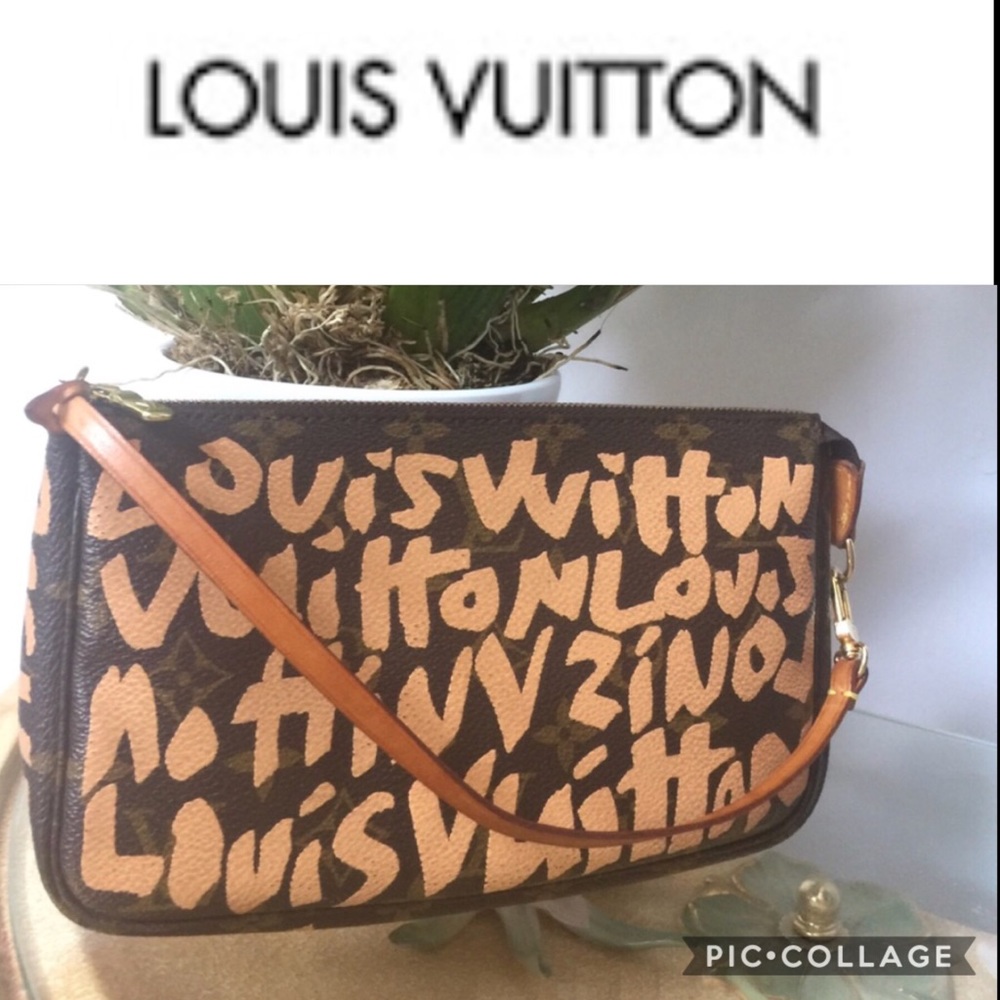 🔥Louis Vuitton pochette Stephen Sprousse Graffiti